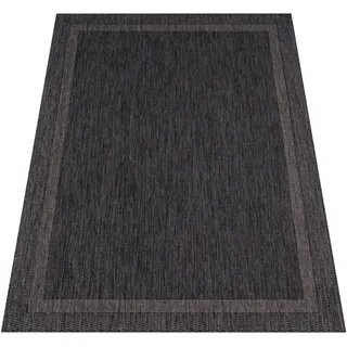 Paco Home Teppich Flachgewebe, meliert, mit Bordüre, In- und Outdoor geeignet,