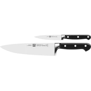 Zwilling Professional S Messerset 2-tlg. Edelstahl 18/10 Schwarz/Silber