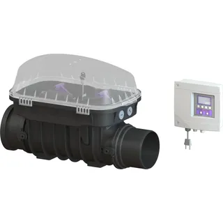 Kessel Rückstauautomat Staufix FKA DN 150, freiliegend, 1 Stk. - Schwarz, Transparent