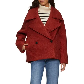 Caban Jacke aus Bouclé