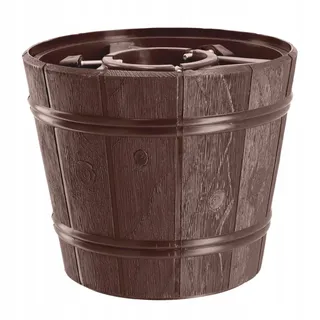 Kadax Weihnachtsbaumständer, aus Kunststoff, Baumhöhe bis 240cm, Braun