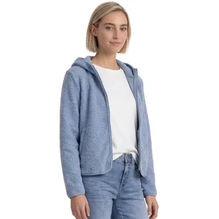 Street One Damen 3228384 Teddy-Jacke mit Kapuze und Taschen