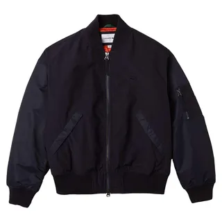 Lacoste - Durchgehender Reißverschluss Bomberjacke für Herren GT6161 (M-L) (Marine) - Marine