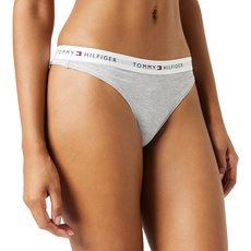 Tommy Hilfiger Damen String Tanga, Grau (Light Grey Heather), XS