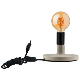 Schreibtisch Deko Lampe, Tischleuchte aus Beton E27 max 60W 3852