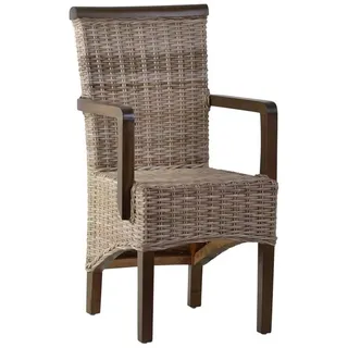 MiaMöbel Larissa 53 x 57 x 96 cm grau