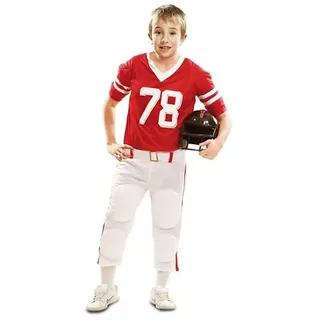 Mom Rugby-spieler Kostüm - Red - 10-12 Jahre