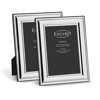 Edzard Bilderrahmen Sunset modern Silber 13x18 cm 2er Set
