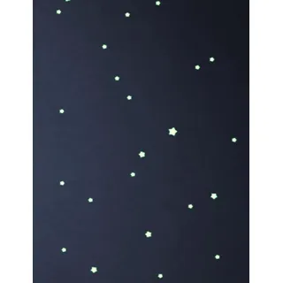 WANDfee Leuchtsterne Leuchtsticker selbstklebende ☆☆ im Dunkeln leuchtende Sterne ☆ Sternenhimmel Aufkleber Kinderzimmer