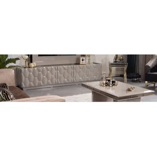 Lowboard Möbel Sideboards Holz Italienische Kommode Sideboard Wohnzimmer Designs - Beige