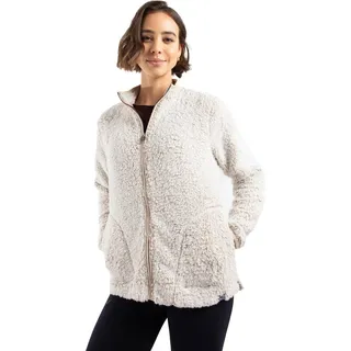 Weird Fish - "Deliah" Fleecejacke für Damen, Durchgehender Reißverschluss WF650 (46 DE) (Beige) - Beige
