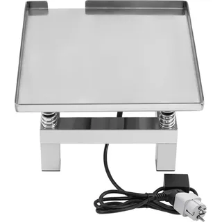 Elektrische Beton-Vibrationsplattform, 10 kg Tragfähigkeit, hohe Effizienz, Silber, EU-Stecker - Silber