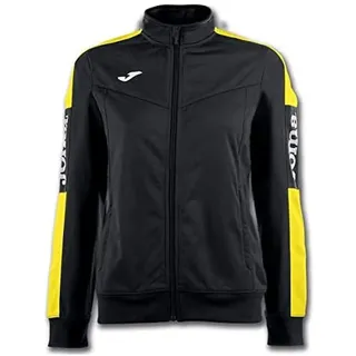 Joma Damen Champion Iv Sweatshirt, Schwarz/Gelb, 2XL