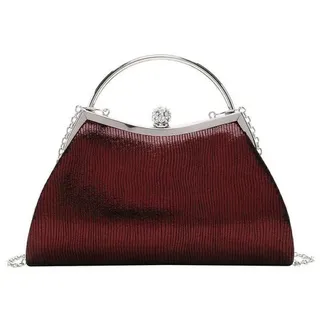 TAMARIS Clutch TAS Amalia 32816 Damen Handtaschen Uni darkwine weinrot - bordeaux, Rot