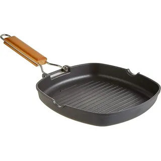 WECOOK! Grillpfanne 24 x 24 cm Aluminium Grau/Schwarz