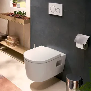 Hansgrohe EluPura Original S Wand-WC mit WC-Sitz Weiß