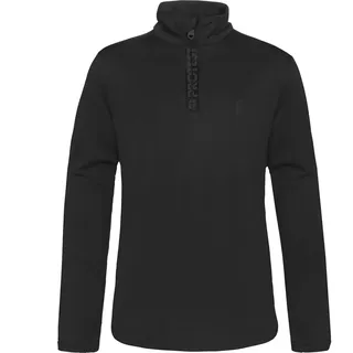 Protest Rewillowy Halbreißverschluss-langarm-t-shirt - True Black - 116 cm