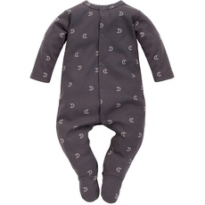 Pinokio Baby Overall Dreamer, 100% cotton graphite in moons, Unisex Gr. 56-86 (86)