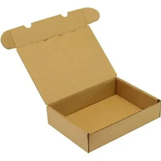 Klappschachtel 1-wellig Maße 235x175x55mm C5 Qualität 1.4B braun TRANSPAK