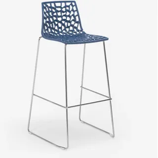 Grand Soleil Küchenbarhocker 74 cm design Spider Slitta - Blau - Blau