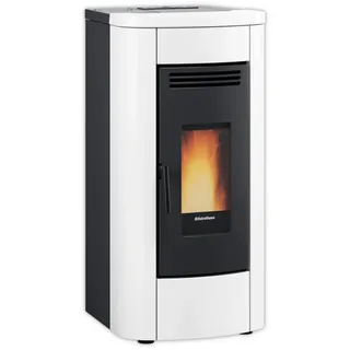 Extraflame belüfteter Pelletofen | KLAUDIA PLUS 5.0 EVO | 8,0 kW | weiss