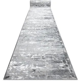 RugsX Mefe Teppichläufer 60 x 400 cm Grau/Silber