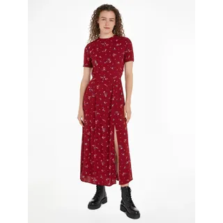 Tommy Jeans Blusenkleid »TJW FLORAL MIDI DRESS«, mit Blumenprint, schwarz