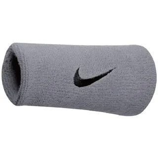 Nike Unisex Swoosh Doublewide Schwei b nder, matte silver/black, 1size EU