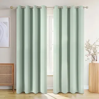 Blumtal 2er Set - Thermovorhang - Kälteschutz - Grün