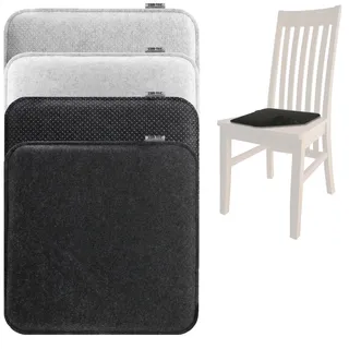 COM-FOUR Sitzkissen aus Filz 40 x 40 cm Mehrfarbig