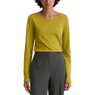 Marc OߴPolo Damen Langarmshirt aus Bio-Baumwolle Basic