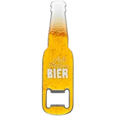 Bild Flaschenöffner Motiv Anti-Stress Bier"