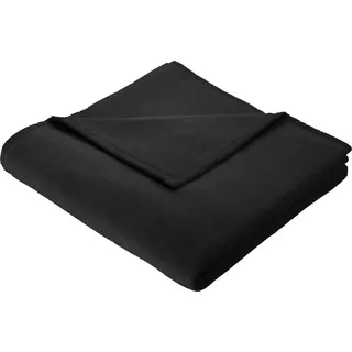 Biederlack Cotton Home Kuscheldecke 150 x 200 cm Schwarz