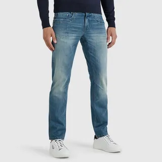 PME LEGEND Tapered-fit-Jeans »SKYMASTER«, im Used Look, grün