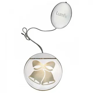 Krinner Lumix LED Deko Light Glocke, LED, Ø 10 cm - Weiß