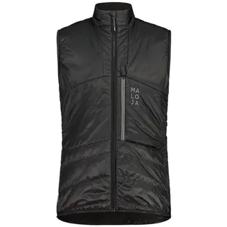Maloja Ski-Weste ClesM Touring Puffer Vest (winddicht, Primaloft BIO-Wattierung) schwarz Herren