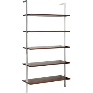 LeGer Home by Lena Gercke Aninnar Bücherregal 90 x 35 x 175 cm Braun