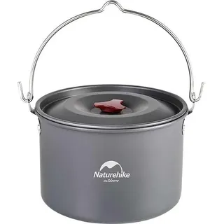 Famanu Camping-Stockpot Kochtopf mit Deckel - Große Outdoor-Kochset für 1-6 Personen
