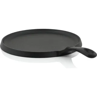 BBQ-Toro Gusseisen Crêpespfanne Ø 26 cm | Gusseisen Grillpfanne - Schwarz