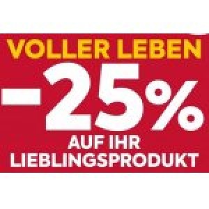 25% Rabatt-Aufkleber bei Billa / Billa Plus (bis 29. März)