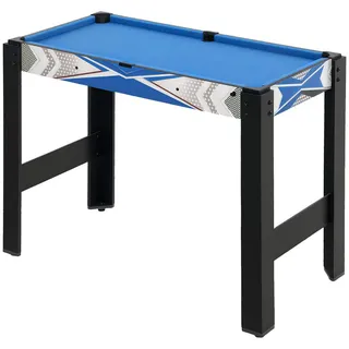 Sportnow Mini-Multigame-Spieltisch MDF Blau Schwarz , Holzwerkstoff , Spielzeug, Sonstiges Spielzeug
