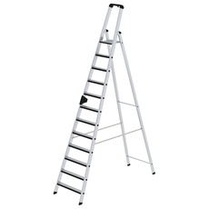Bild Steigtechnik 42112 Aluminium Stufen-Stehleiter Arbeitshöhe (max.): 5m