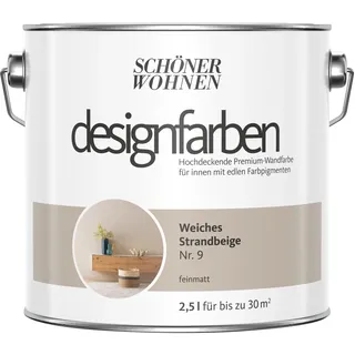 Schöner Wohnen Designfarben Weiches Strandbeige matt 2,5 l