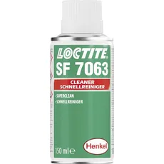 LOCTITE SF 7063 – lösungsmittelhaltiges Reinigungsmittel für Oberflächen, Allzweckreiniger zum Entfetten von Maschinenteilen, vorbereitend für den Kleber-Auftrag, 1x150ml