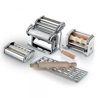 Imperia Fabbrica della Pasta - manuelle Nudelmaschine aus Edelstahl