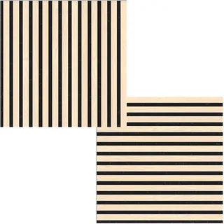 FibroTech Akustikpaneel Square Light Oak 2 St. 52 x 52 cm