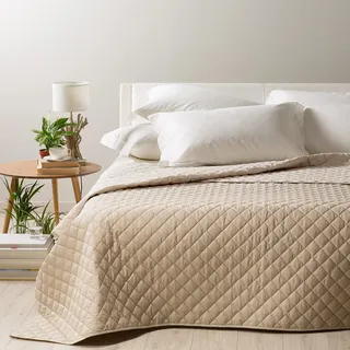 Caleffi Tagesdecke – Leichte Steppdecke für Frühling und Sommer, Bettüberwurf aus Mikrofaser, Waschbar & Atmungsaktiv, Ideal als Überwurfdecke für Bett oder Sofa - Tagesdecken - Boho