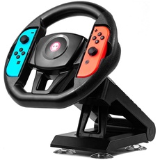 Bild Numskull Joy Con Steering Wheel Table Attachment Lenkrad Nintendo Switch Schwarz