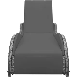 vidaXL Sonnenliege 200 x 73 x 45 cm anthrazit