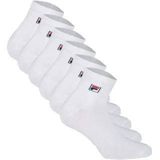 Fila Sneakersocken 6er Pack Weiß 39-42